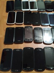 Lot of 34 Mixed model Samsung Galaxy For parts