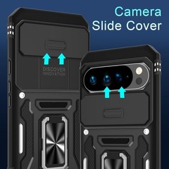 Olive Green Military Grade Shockproof Case for Google Pixel 10 Pro XL with Kicks