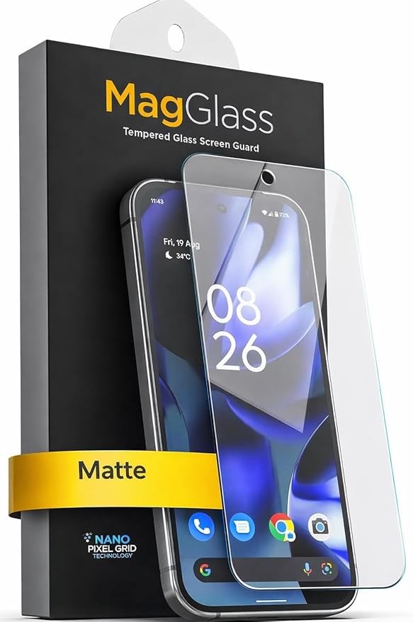 Google Pixel 10a Screen Protector & Camera Lens Protector, Anti-Glare Tempered G