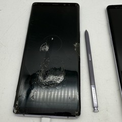 LOT OF 2 Samsung Galaxy Note8 SM-N950U1 6.3″ Cracked & Bad Battery (B12:3)