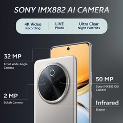 vivo T4 5G (Grey 256GB 8GB) Snapdragon 7s Gen 3 5G Processor Global Version