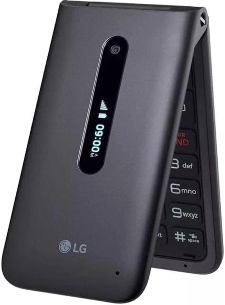 LG Classic 4G VoLTE 8GB Basic Flip Phone for TracFone +GSM Unlocked (L125DL)
