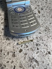Pantech Silver Cingular Tiny Flip Phone – Untested – RARE