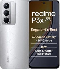 realme P3x 5G (Lunar Silver, 128 GB) (8 GB RAM) Dimensity 6400 Processor