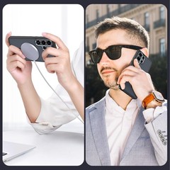 Case & Screen Protector for Samsung Galaxy S25 Ultra 6.9 Inch Stylish Slim Matte