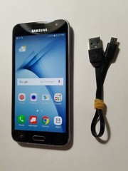 Verizon Wireless J3 Prepaid Postpaid Small Simple 4G LTE SM-J320V Cell Phone