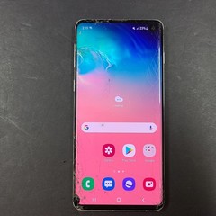 Samsung Galaxy S10 SM-G973W – 128GB – 8GB RAM Unlocked Phone – White GRADE D