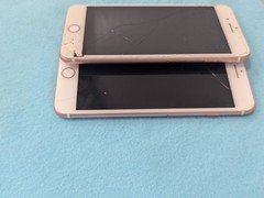 Apple iPhone 7 Plus – 2 Rose Gold Phones For PARTS ONLY