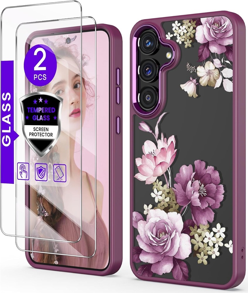 Case & Tempered Glass Screen Protector for Samsung Galaxy S26 5G Military Grade
