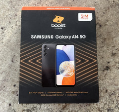 Boost Mobile Samsung A14 5G 64GB 6.6″ FHD+ Display Prepaid Smartphone Black New