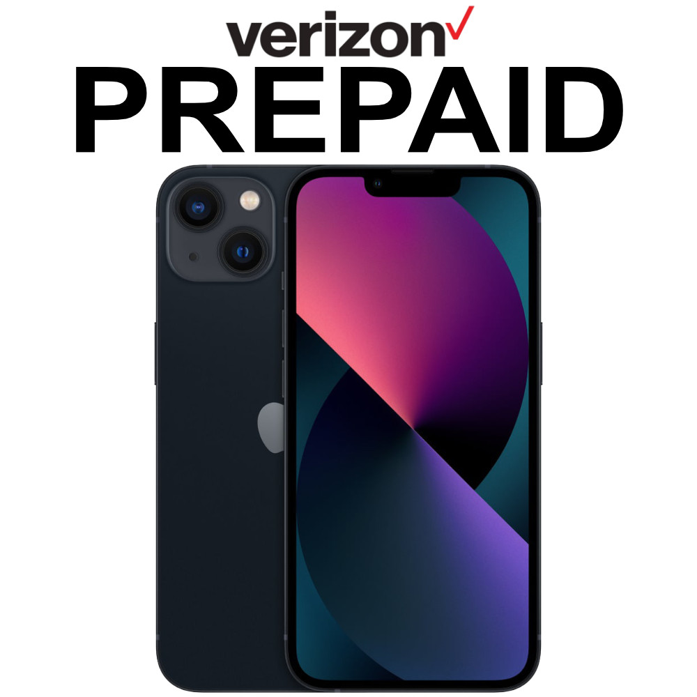 Apple iPhone 13 A2482 128GB Midnight PREPAID Verizon Locked