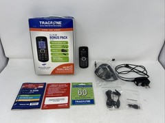 Samsung T105G – Black (TracFone) Prepaid GSM Cell Phone – All-in-One Bonus Pack
