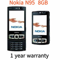 Unlocked Original NOKIA N95 8GB Mobile Phone 3G 5MP Wifi GPS 2.8”Screen GSM