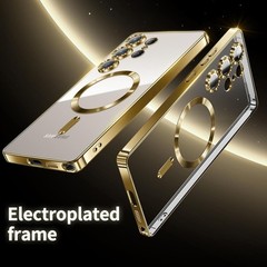 For Samsung Galaxy S25 Ultra 5G Case with Glossy Slim Thin Soft Shockproof Cover