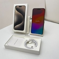 Apple iPhone 15 Pro Max – 512GB – Natural Titanium (Unlocked) – Open Box