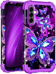 Galaxy A26 5G Case, Glow in The Dark Three Layer Heavy Duty Shockproof Bumper