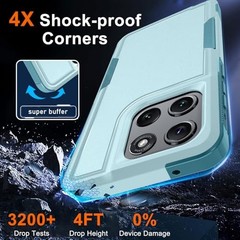 Moto G Stylus 5G 2026/Moto G Stylus 5G 2025 Rugged Shockproof Case Mint Green