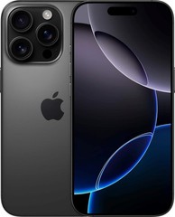 Apple iPhone 16 Pro – eSIM A3083 – Unlocked 256GB Black – *BAD FRONT CAMERA*