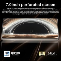 Unlocked Cell Phone 25 Ultra 7″ Dual SIM 5G Smartphone Android 15 Cheap Phone