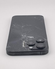 Apple iPhone 15 Pro Max 256GB Unlocked A2849 Black Titanium MU683LL/A Cracked Gl