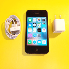 ⚡BELL & VIRGIN MOBILE ONLY⚡BLACK APPLE IPHONE 4S 16GB A1387 3G CELL PHONE +ACCY⚡