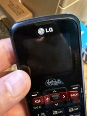 LG 101 / VM101 – Black and Silver ( Virgin Mobile ) Rare Cellular Phone -working