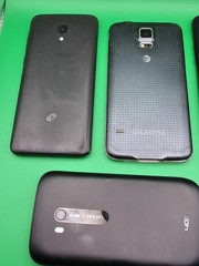 Mix Lot of 4 Samsung S5 Galaxy A035 TCL Carl 4G Untested For PARTS ONLY Broken