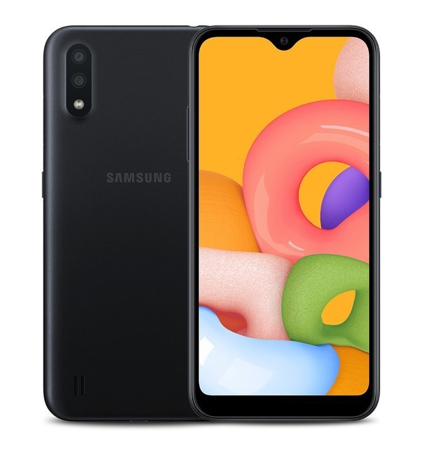 Samsung Galaxy A01 SM-A015AZ – 16 GB – Black (Unlocked) Smartphone