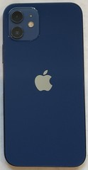 USED BLUE GSM UNLOCKED iPhone 12, 256GB A2172 MGFJ3LL/A, 89% BATTERY iOS 18.4