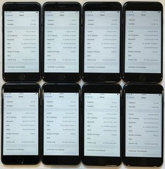 EIGHT TESTED USED GSM UNLOCKED APPLE iPhone 8, 64GB A1863 MQ722LL/A PHONES