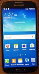 Samsung Galaxy S4 SCH-I545 Gray (Verizon) 16GB Good Used ONE Crack Glass