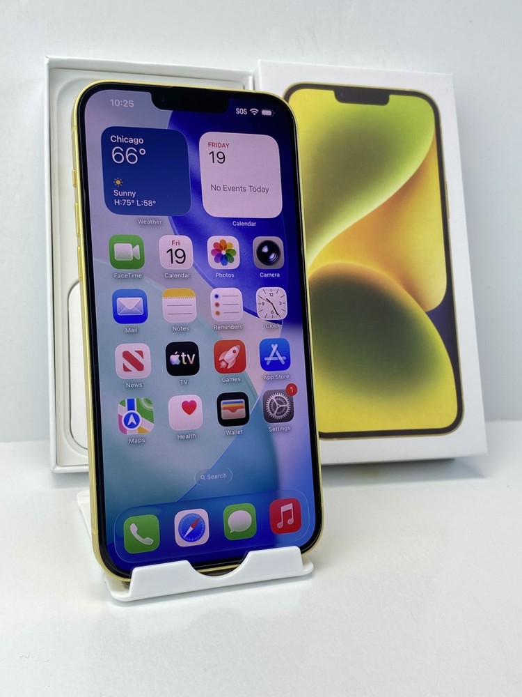 Apple iPhone 14 Plus A2632 128GB Yellow Mint condition Factory Unlocked