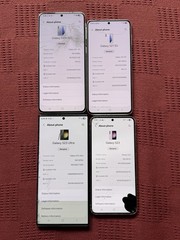 4 Lot Samsung Galaxy S23 Ultra Unlocked, S23 AT&T S21+, S21 Cracked *For Parts*