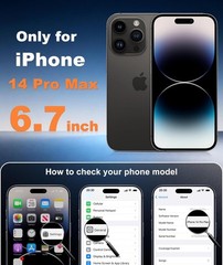 for iPhone 14 Pro Max Case Solid Matte Magnetic Phone Cover 14FT Military Grade