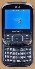 LG Imprint MN240 – Silver and Black ( MetroPCS ) Very Rare CDMA Slider Phone