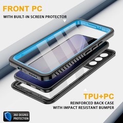 Samsung Galaxy S23 Case Waterproof Built-in Screen Protector Dustproof Underwate