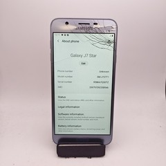 Samsung Galaxy J7 Star J737T1 (Metro Unlocked) – 32GB Blue – DAMAGED #4074