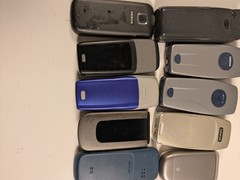 Lot (10) Nokia Cell Phones Flip 2230 1600 1100 3595 3310 2760 5110 Untested