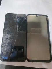 lot of Two Samsung Galaxy A16 5G LTE 128GB/4GB Damaged , blue , #61123,4