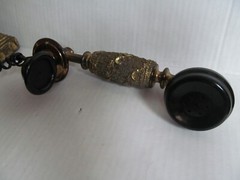 Victorian style desk Phone Gold Gilt Rotary Style With Push Buttons
