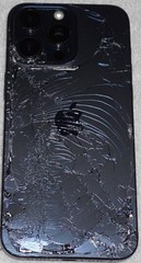 Apple iPhone 15 Pro Max 256GB Factory Unlocked Cracked Screen/Back No Power