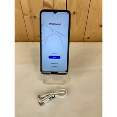 Samsung Galaxy SM-A146U, 64GB, Black, Cracked Screen!