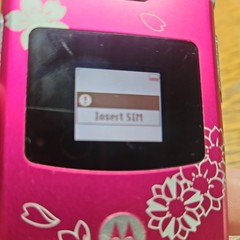 Motorola RAZR V3 – Pink Miami Ink Flower Tattoo (T-Mobile) Very Rare Phone -READ