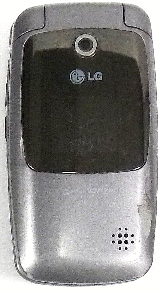 LG VX5400 – Silver and Gray ( Verizon ) Cellular Flip Phone – READ