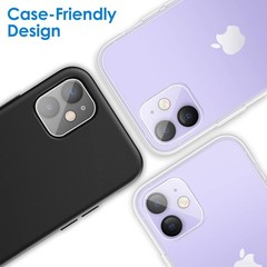6.1-Inch & 5.4-Inch Camera Lens Protector, 9H Tempered Glass, 3-Pack
