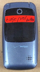 LG VX5400 – Silver and Gray ( Verizon ) Cellular Flip Phone