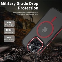 iPhone 14 Pro Max Case Translucent Matte Back Slim Magnetic Case for iPhone 14 P