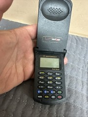 Motorola StarTAC Flip Phone Verizon Dual Band Model ST7868W Vintage 90’s