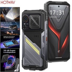 Global 5G HOTWAV Hyper 8 Pro Android 15 AI Rugged Smartphone 120Hz Loud Speaker