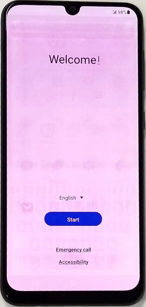 Samsung Galaxy A50 A505U Verizon Postpaid Unlocked Black- Heavy Shadow on Screen